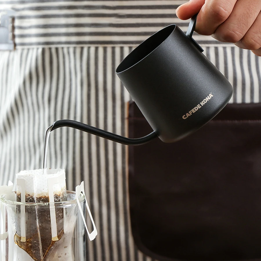 

Stainless Steel Coffee Pot Coffee Art Design Coffee Dripper Moka Pots French Press Tapered Kettles Espresso Coffeeware EI50CP