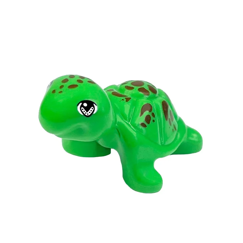  Assembled Sea Ocean World Cities Building Blocks City Animals 5 Pcs Baby Turtles Two Colors Cute Educational Toys For Children |