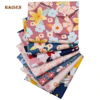 floral series printed twill fabrics cloth for diy sewing babychild quilting bedsheet clothes skirt textile material width%ef%bc%9a160cm