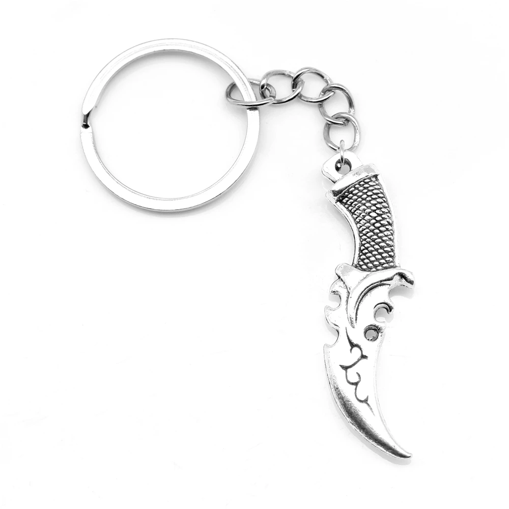 

15X50mm Dagger Keyring Key Chains 1 Piece
