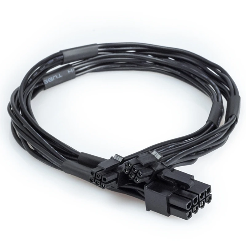 Двойной мини 6 Pin до 8 ie кабель питания для видеокарты PCI Express кабели адаптера 37 см
