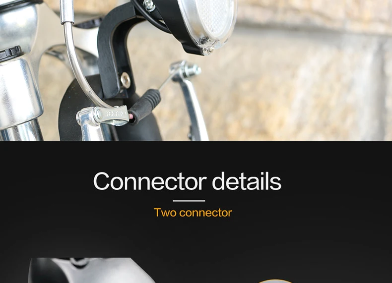 36V 48V e-bike Фара Водонепроницаемый аксессуары для электровелосипедов передний светодиодный фонарик пластиковый велосипед запчасти luz bicicleta