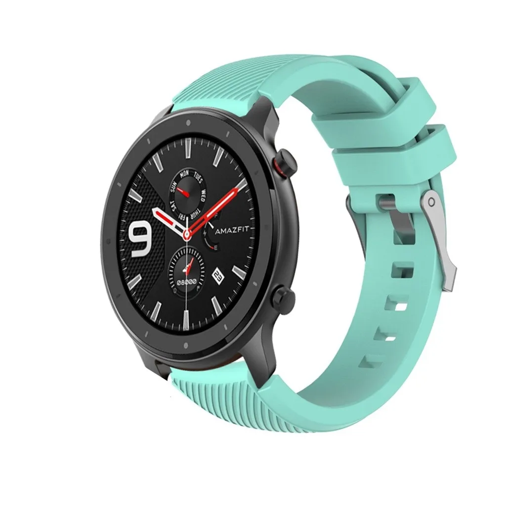 Ouhaobin 22 мм силиконовый сменный ремешок для Xiaomi Huami Amazfit GTR 47 мм Смарт-часы correa для Amazfit gtr ремешок 910#2