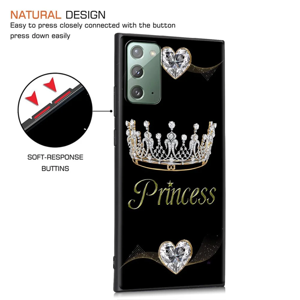 

Crystal Crown Diamond Case For Samsung Note 20 Ultra 10 Lite Plus 9 8 Fundas for Galaxy M31 Prime M51 M31s M30s Cover