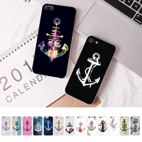 fhnblj nautical anchor wood boat phone case for iphone 11 12 pro xs max 8 7 6 6s plus x 5s se 2020 xr cover