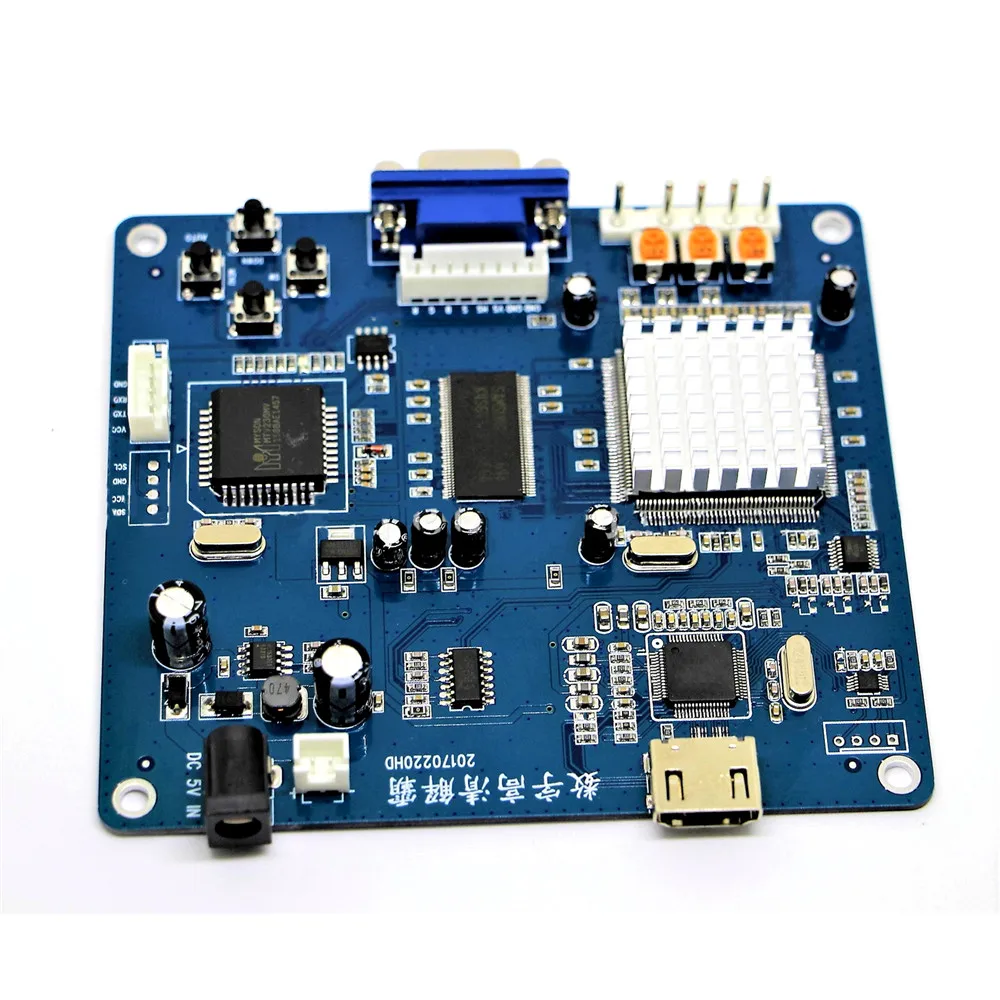 Выход конвертер плата VGA/RGB/CGA/EGA/YUV К HDMI HD видео для Аркады синий|Запасные части| |