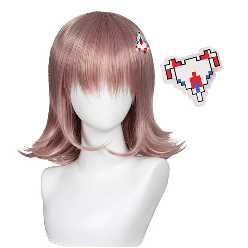 

Japanese Anime Danganronpa Nanami Chiaki Cosplay Costume Wig School Uniform For Women Girls