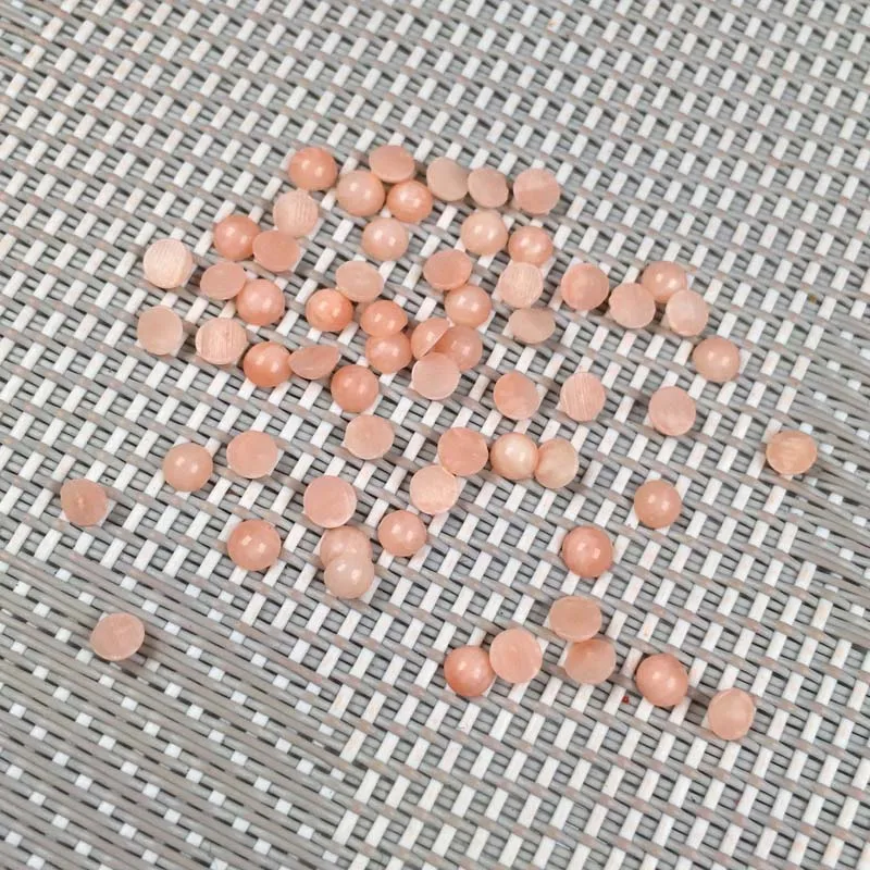 10 шт. хит продаж полукруглый коралловый кабошон 4 мм камень бисер для