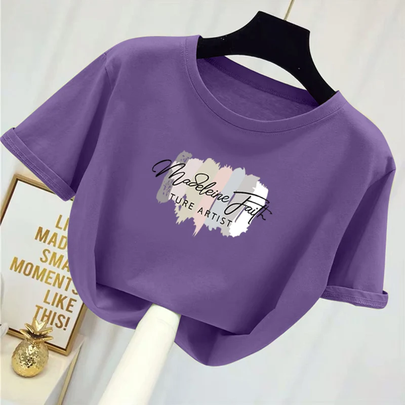 

Beautiful geometry printed t shirt women 90s Graphic T-shirt Harajuku Tops Tee Cute Short Sleeve animal tshirt Female Tshirts