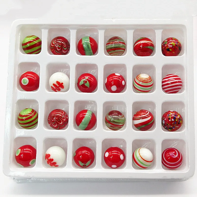 

24 шт., Детские Мраморные Шарики в полоску