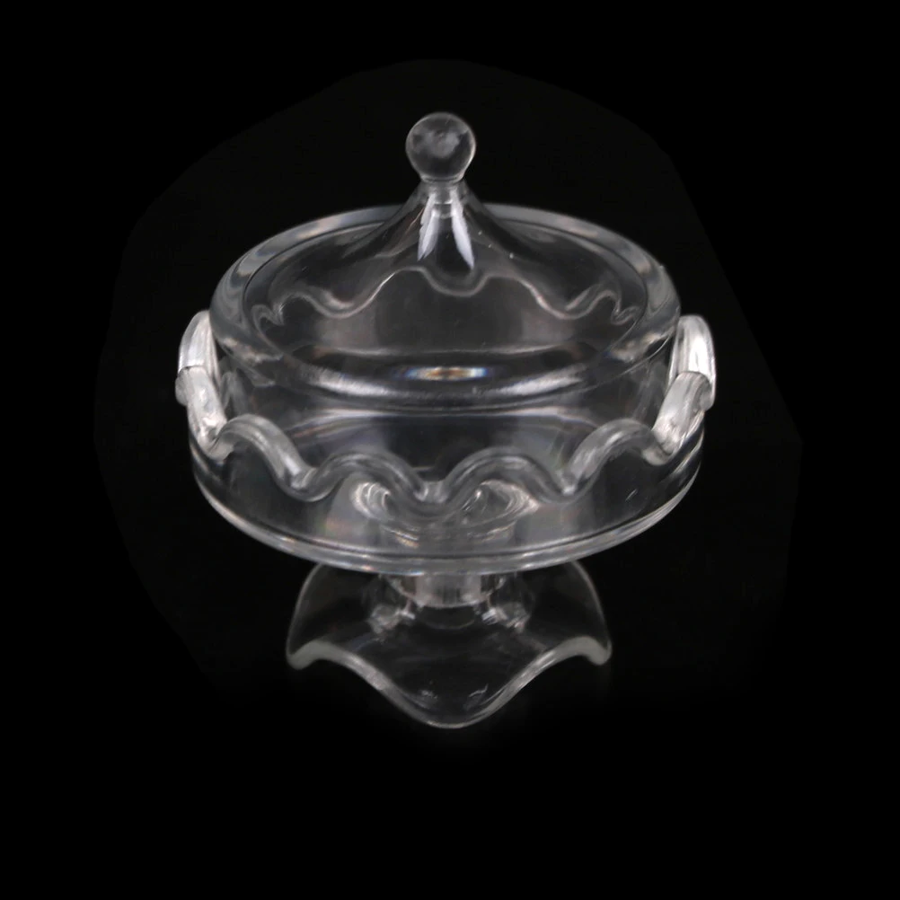 Оптовая продажа детский Кукольный домик 1:12 миниатюрный прозрачный пластиковый