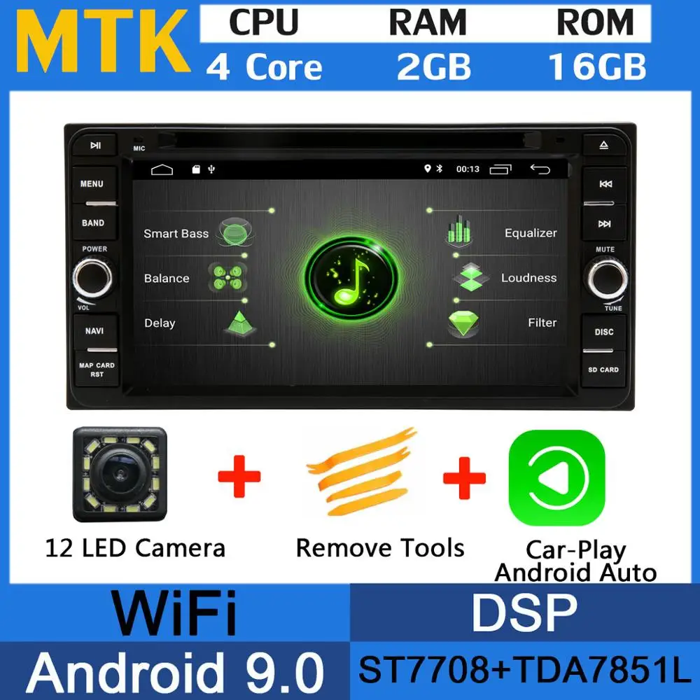 5 USB порт PX6/Восьмиядерный Android 9,0 автомобильный DVD для Toyota Kluger Allion Celica Yaris 2009 Alphard Land Cruiser 100 4500 Автомагнитола - Цвет: MTK-Carplay