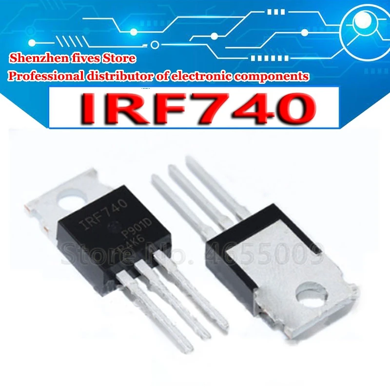 10 шт./лот IRF740 IRF740PBF MOSFET N-Chan 400V 10 Amp TO-220 триодный транзистор новый