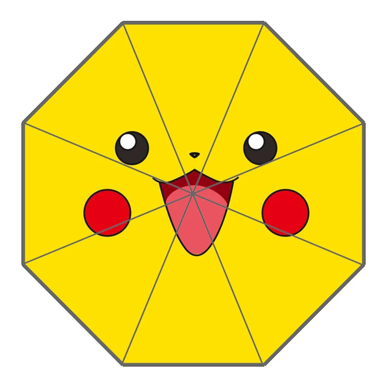25 P# Pikachu Pokemon Зонт с индивидуальным принтом складной зонт от солнца и дождя для путешествий неавтоматический декоративный зонт высокого качества - Цвет: 25
