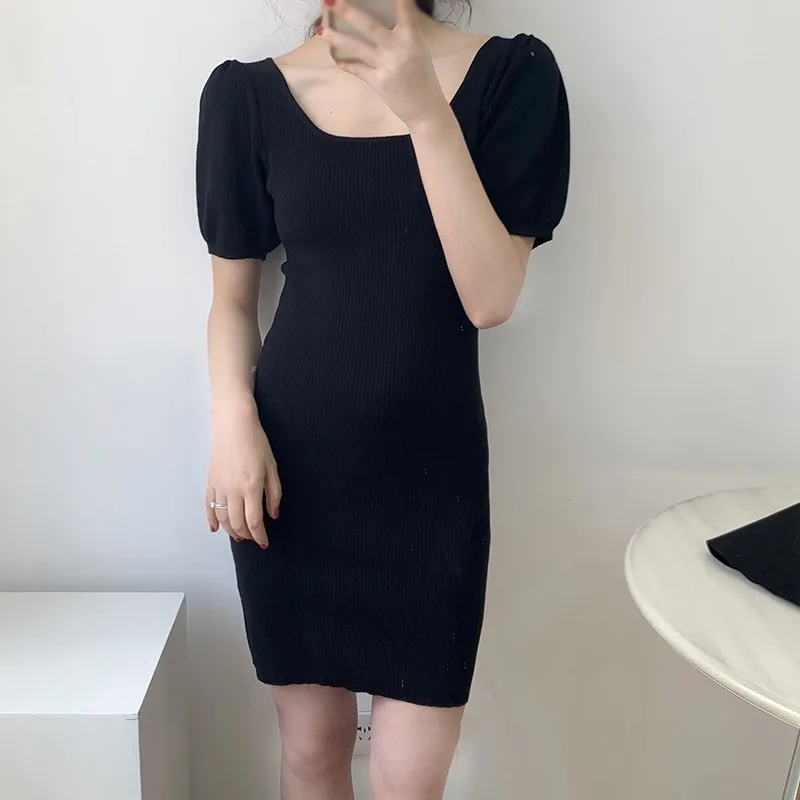 

Jlong женское высокоэластичное короткое трикотажное платье, женское летнее облегающее платье из вискозы с коротким рукавом