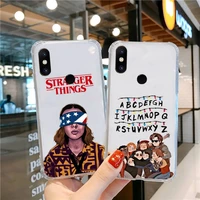 stranger things american tv show phone case transparent for xiaomi cc max mix note 3 2 6 8 5 10 11 9 10 play x s se lite pro