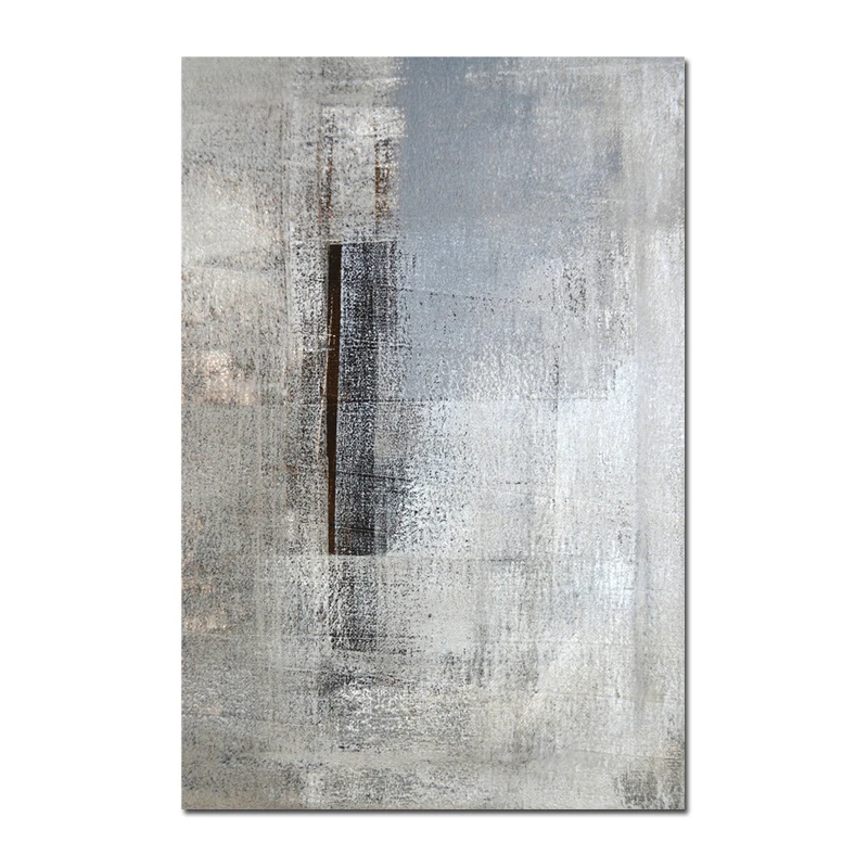 Modern Simplicity Abstract Gray Canvas Paintings Modular Pictures Wall Art Poster Living Room Decoration No Framed | Дом и сад