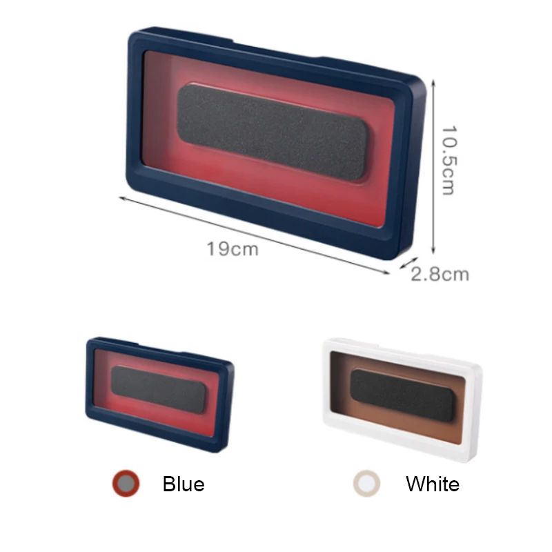

Wall-mounted Storage Rack Shelf Mobile Phone Waterproof Storage Box Organizer For Kitchen Bathroom To Watch Movies Touchable