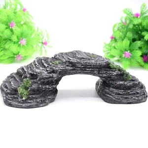 Украшение для аквариума большого размера, полимерная черепаха, платформа для рептилий, рампа для подъема, аквариум для водных рыб, декоративное украшение для аквариума