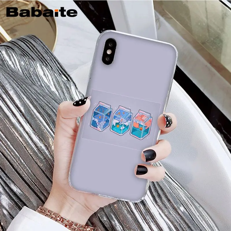 Милый чехол для телефона с японской клубникой и молочной едой iPhone X XS MAX 6 6s 7 7plus 8