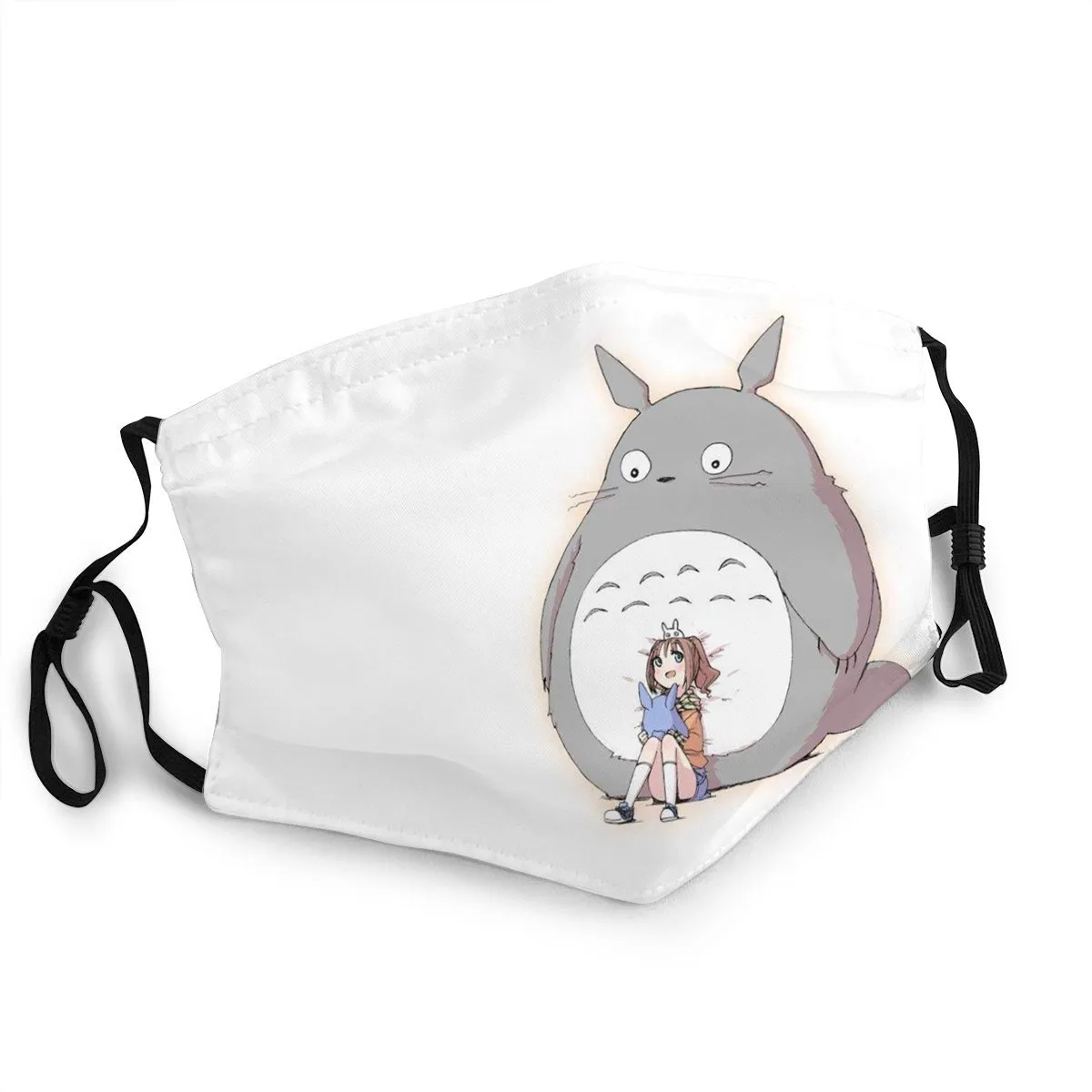 Симпатичная маска для лица Totoro неодноразовая многоразовая Антибактериальная