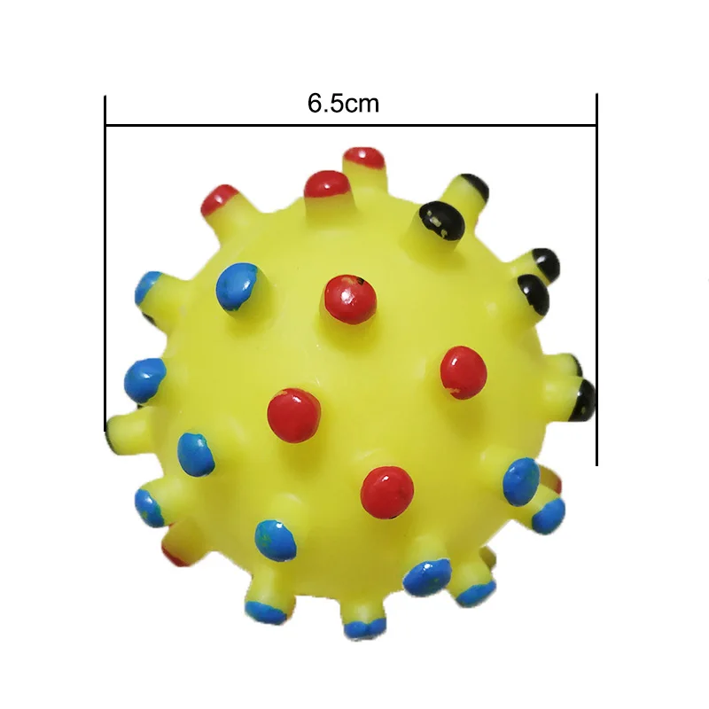 

Dog Toys Ball Toy Diameter 6cm Squeaky Pet Dog Ball Toys for Small Dogs Rubber Chew Puppy Stuff Clean Stock