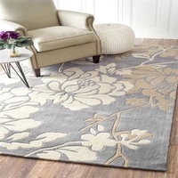 domestic wool carpets for living room home decor thick rugs for bedroom pastoral flower floor mat sofa coffee table area rug