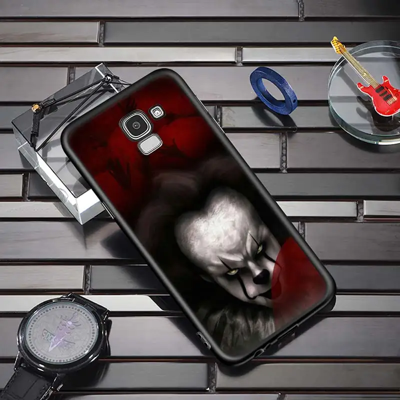 Черный силиконовый чехол Джокера Клоун Для samsung Galaxy J2 J3 J4 J5 J6 J7 плюс Core чехол для телефона