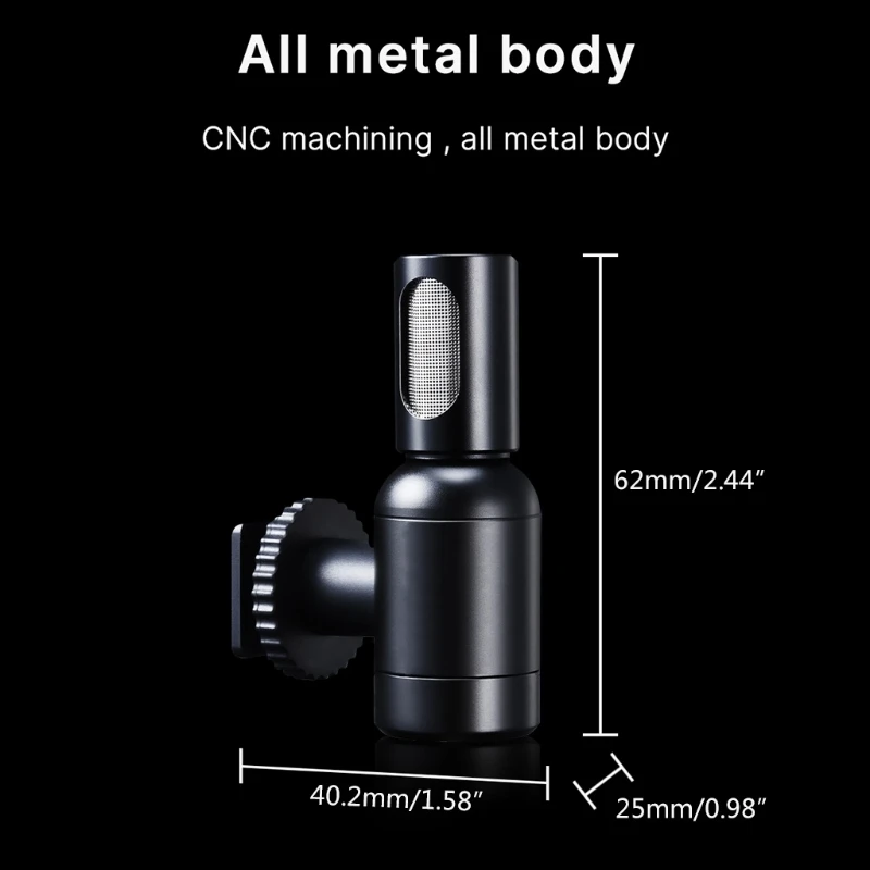

Universal Video Microphone Professional On Camera Mic Mini Super Cardioid for Phone Smartphone Camcorders Podcast Record B03C