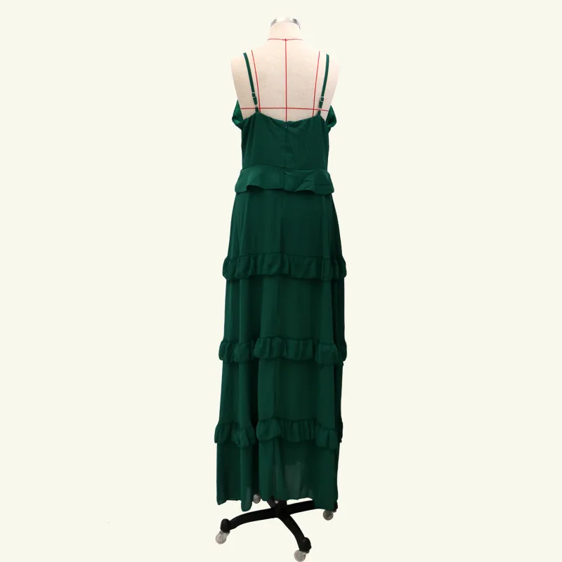 

Dress Women 2020 Vintage Women's Sundress Beach Backless Solid Dress Summer Sleeveless Sexy Long Boho Dress To The Floor Vestido
