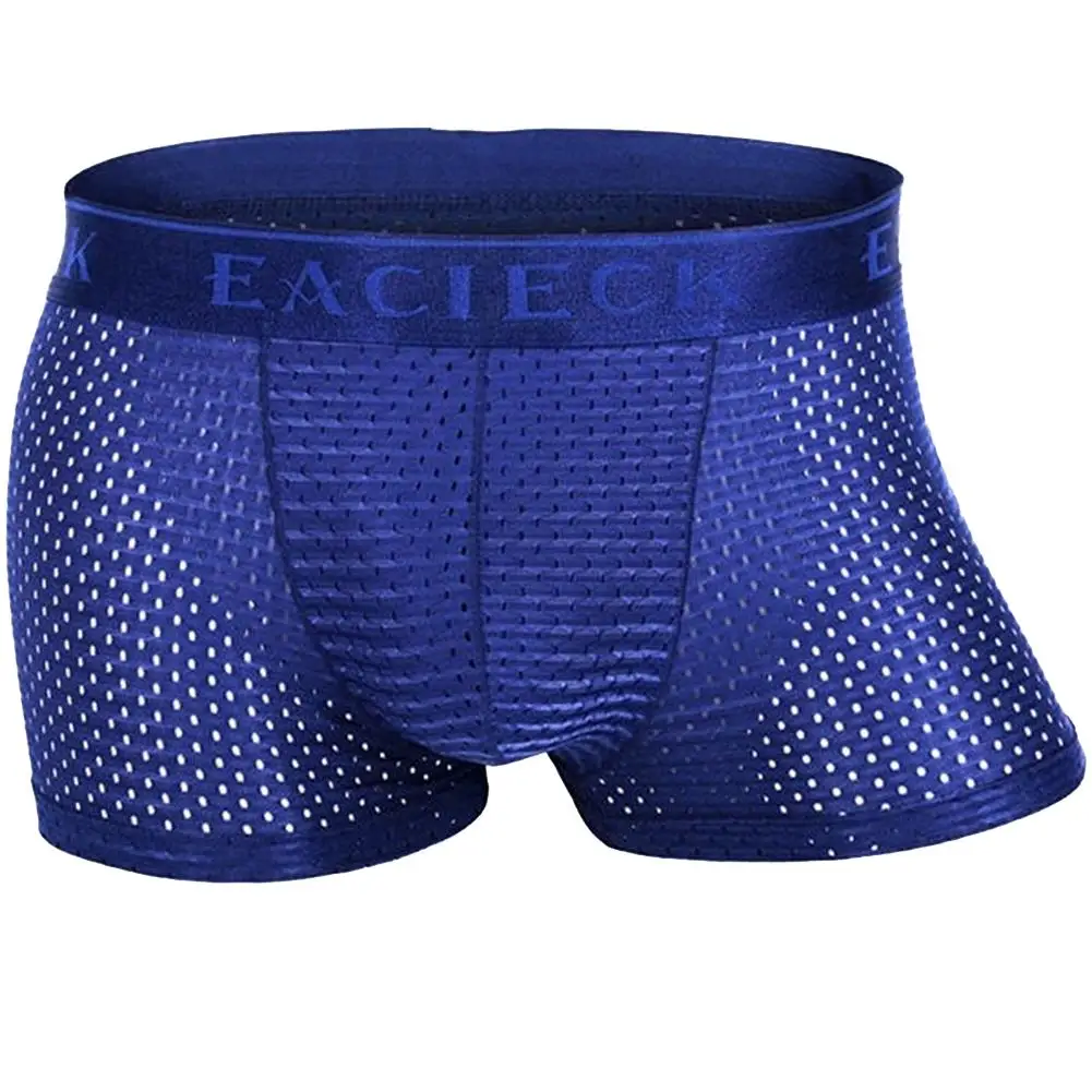 

Men'S Underwear Man Boxer Ultra Thin Solid Color Breathable Sexy Mesh U Convex Youth Boxers Briefs Male Shorts Underwears Boxers