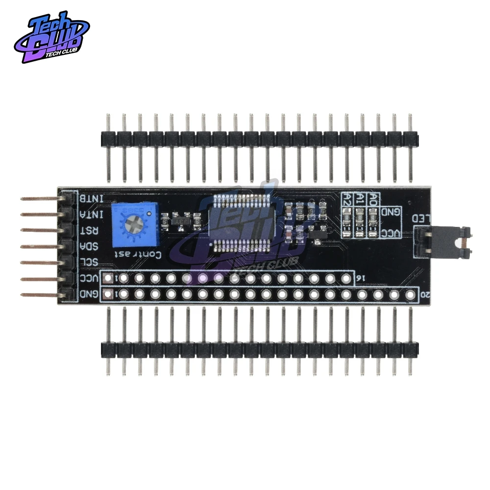 MCP23017 12864 LCD I2C IIC TWI последовательный интерфейс SPI плата адаптера модуль