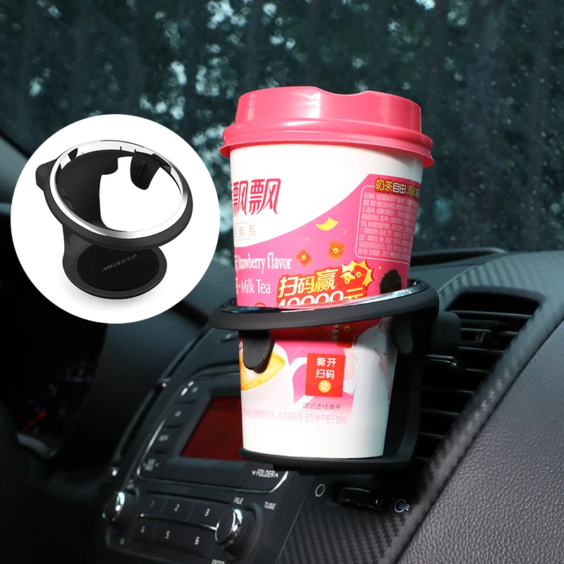 

Car Beverage Holder Black High-Quality Car Exhaust Port Cup Bottle Multifunctional Car Holder Supplies Teacup Portable Holder