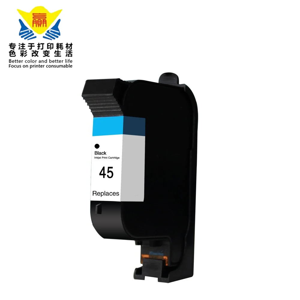 (2 шт./лот) Восстановленный чернильный картридж hp45 (51645A) для Deskjet 820 850 855 870 1120 HPs 1120cxi