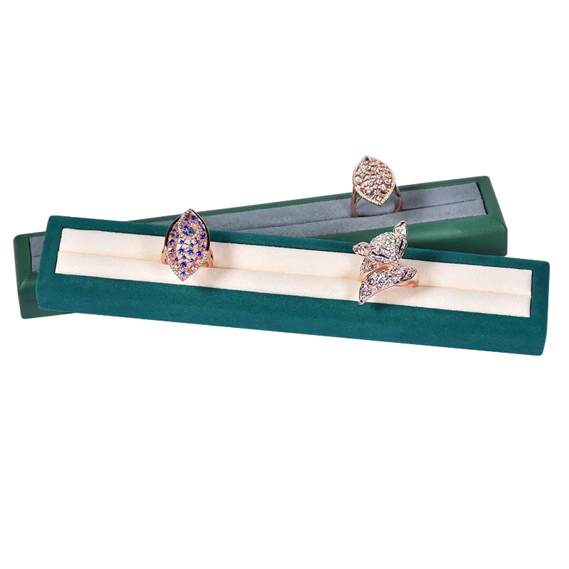 New microfiber leather ring display rack jewelry counter display ring to receive jewelry shooting props earring organizer