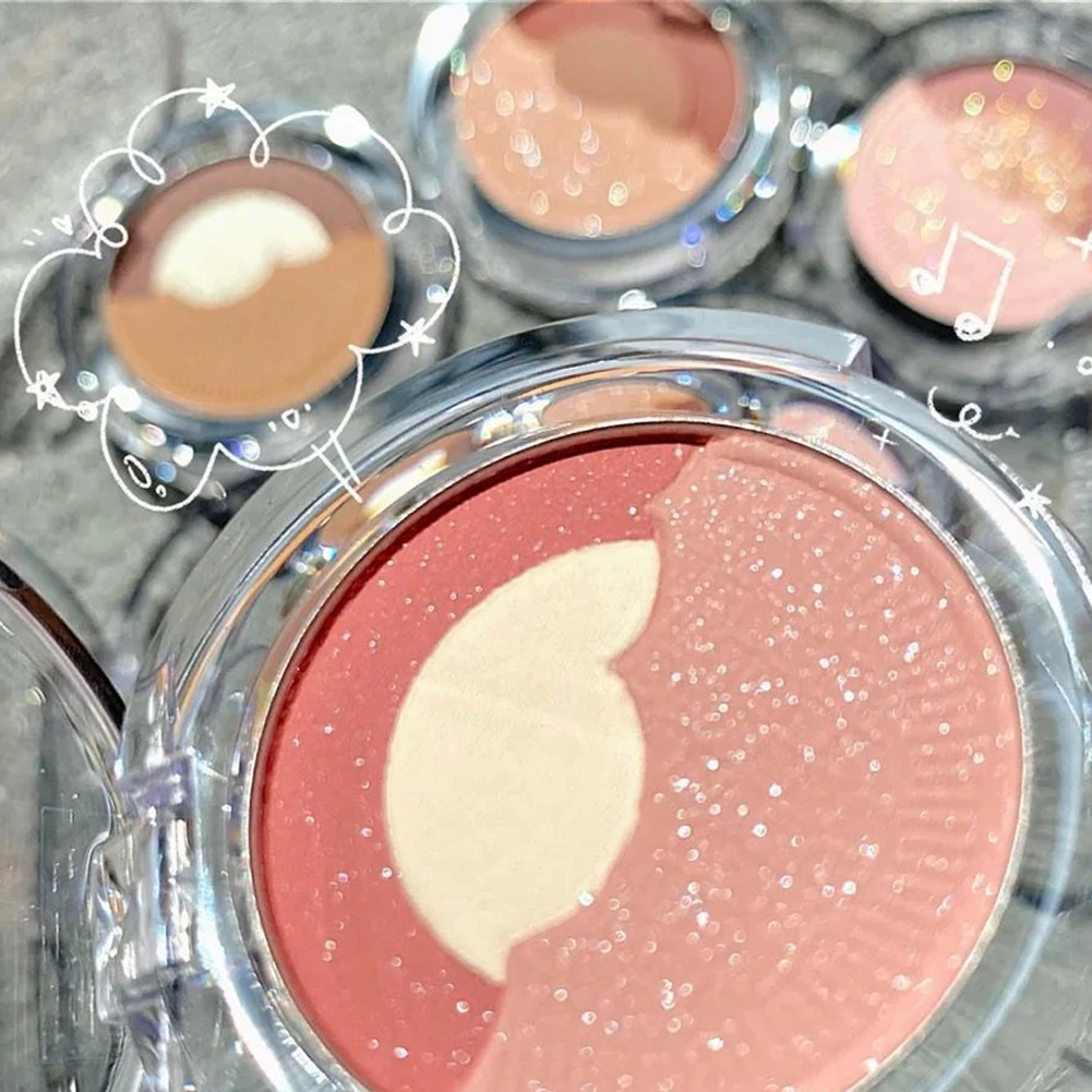 

Новинка 3 оттенка натуральные мерцающие матовые тени для век Палитра блестящие тени для век стойкие пигменты для век Сияющие тени для век Ко...