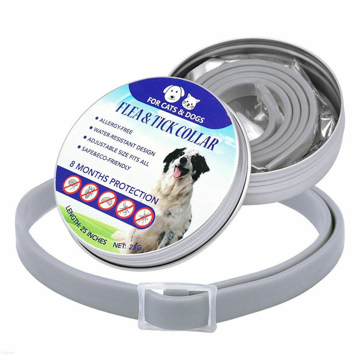 Ошейник для собак аксессуар защиты от комаров | Дом и сад