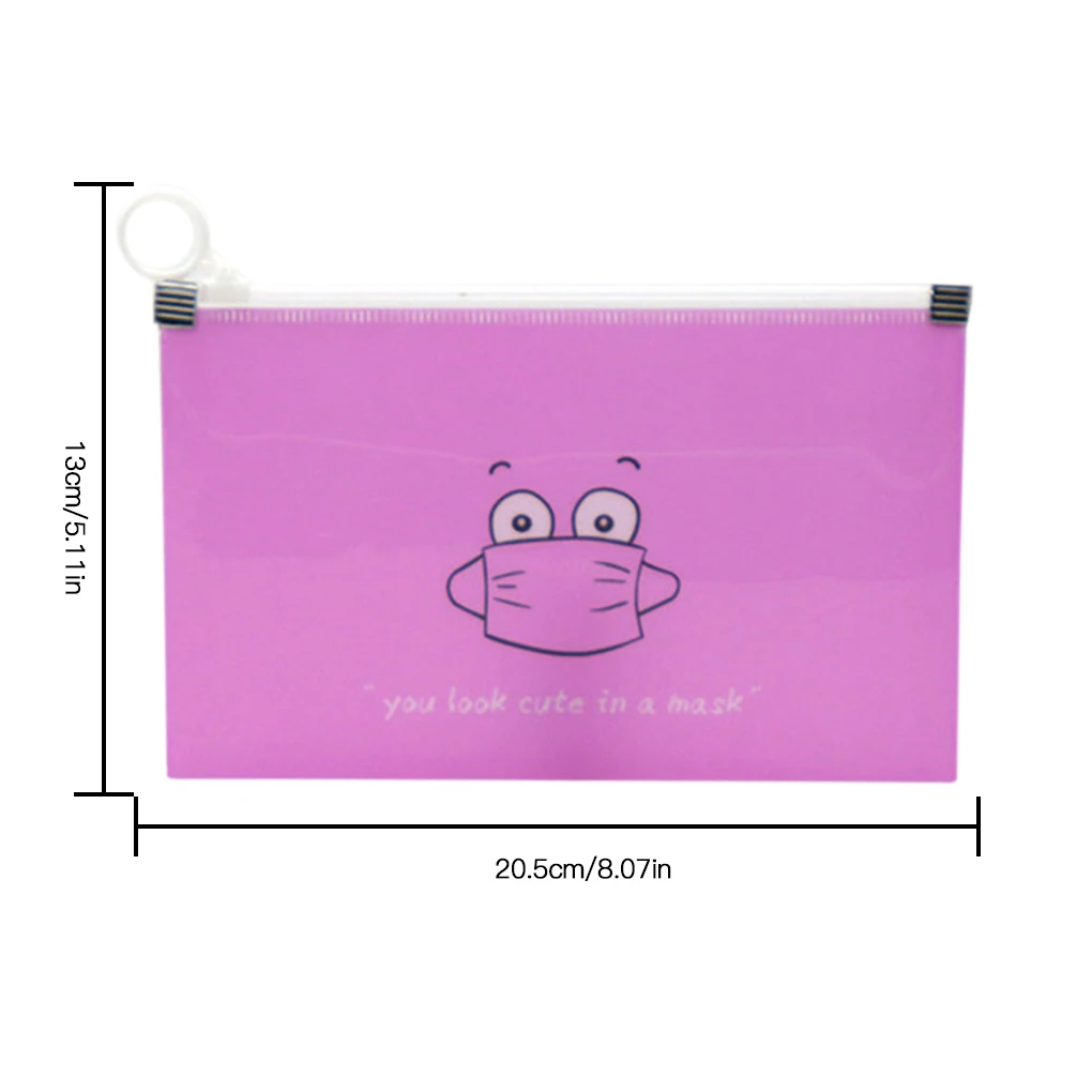 8 шт. Модный чехол для маски портативный держатель лица хранения защитный # M3 |