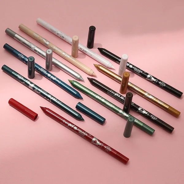 

10 Colors New Fashion 1Pcs Colourful Pigment Long Lasting Waterproof Eyeliner Pencil Fashion Eye Makeup Cosmetics