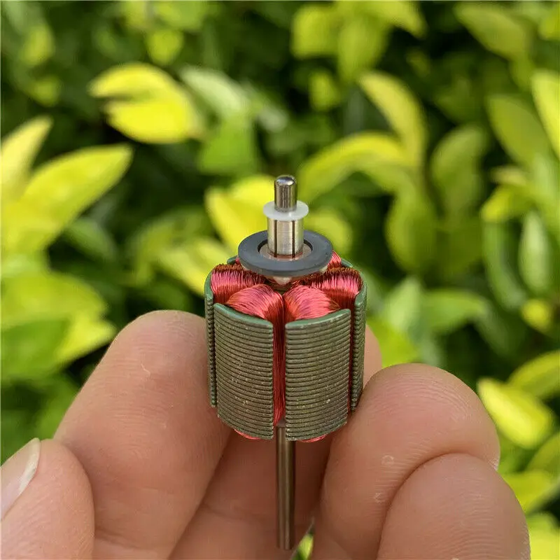 Микро Мини 18 мм квадратный 6 полюсный ротор двигатель постоянного тока 12В 24В