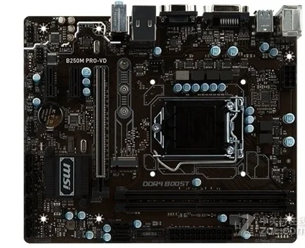 

MSI B250M PRO-VD Desktop Motherboard LGA 1151 DDR4 32GB M.2 PCI-E 3.0 i7 i5 i3 32GB M.2 DVI VGA Intel B250 Used Motherboard