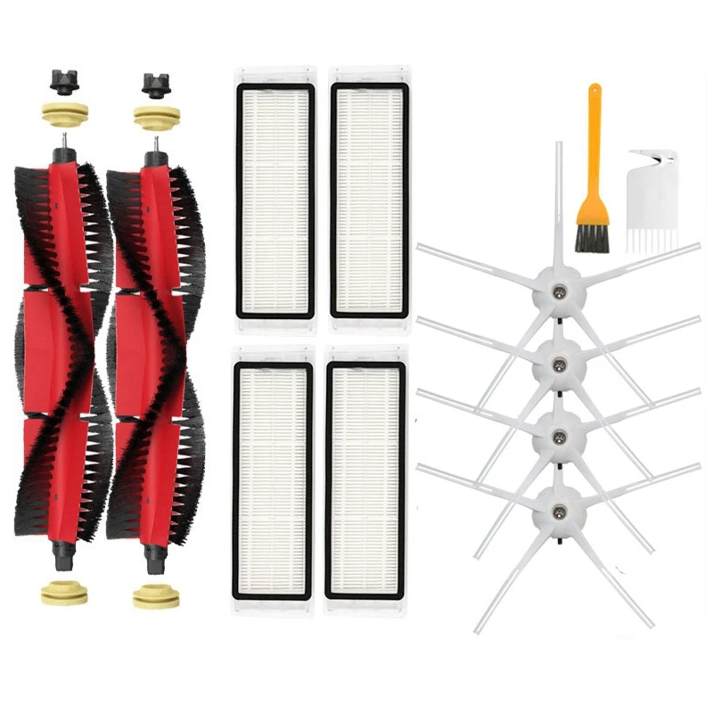 

for XiaoMi Roborock S6 S60 S65 S5 S55 T6 S55 Accessories Vacuum Cleaner Parts Washable HEPA Filter Side Brush Main Brush