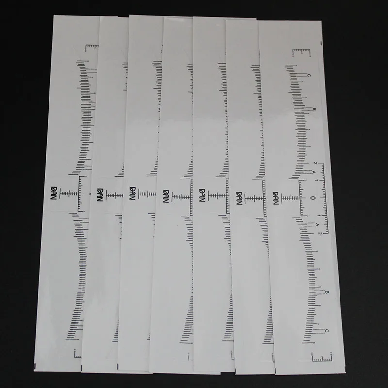 Одноразовая линейка для бровей 10 шт./лот принадлежности микроблейдинга
