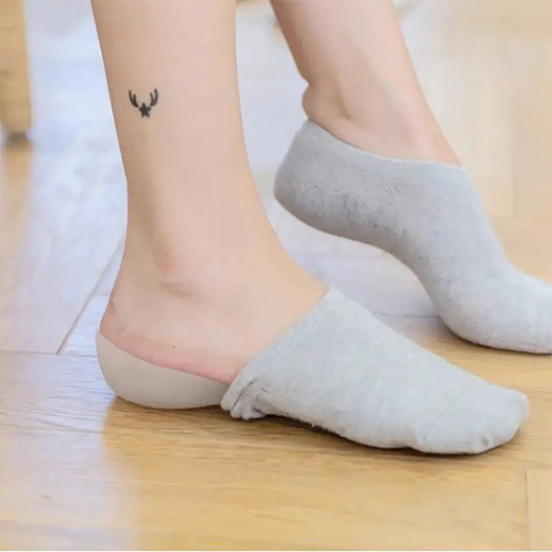 Мужские стельки для обуви дышащие высота каблука 2-3 см L силиконовые вставки 1