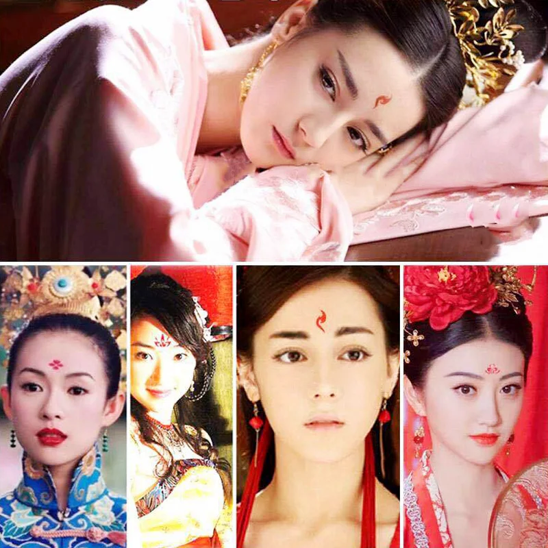 

30 шт. лицо лоб китайская наклейка игрушки дети девушки женщины водостойкие индийские наклейки на лоб боди-арт детские временные татуировки