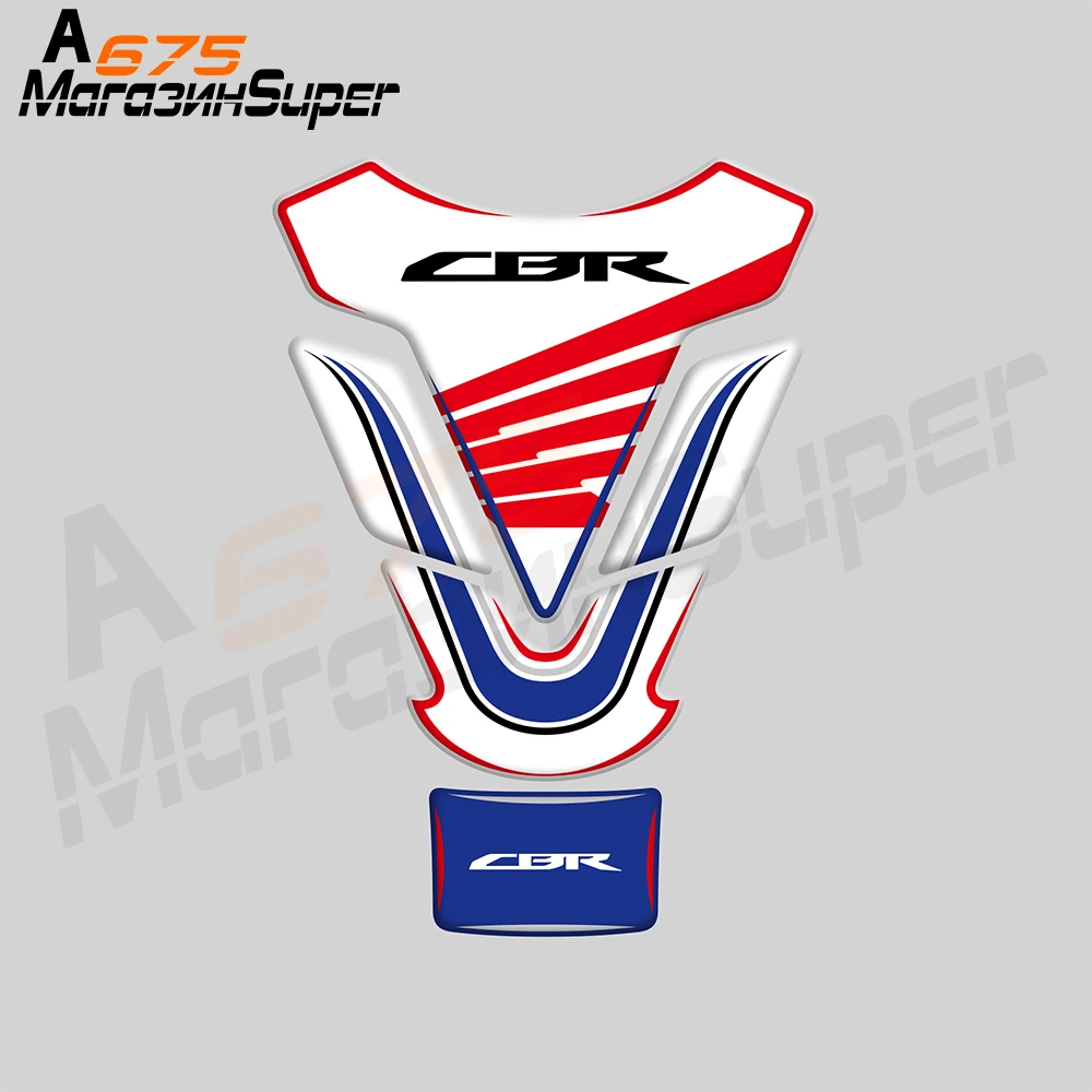 

3D Carbon-look Motorcycle Tank Pad Protector Decal Stickers Case for Honda CBR 250RR 600RR 900RR 1000RR 650F 500R Fireblade