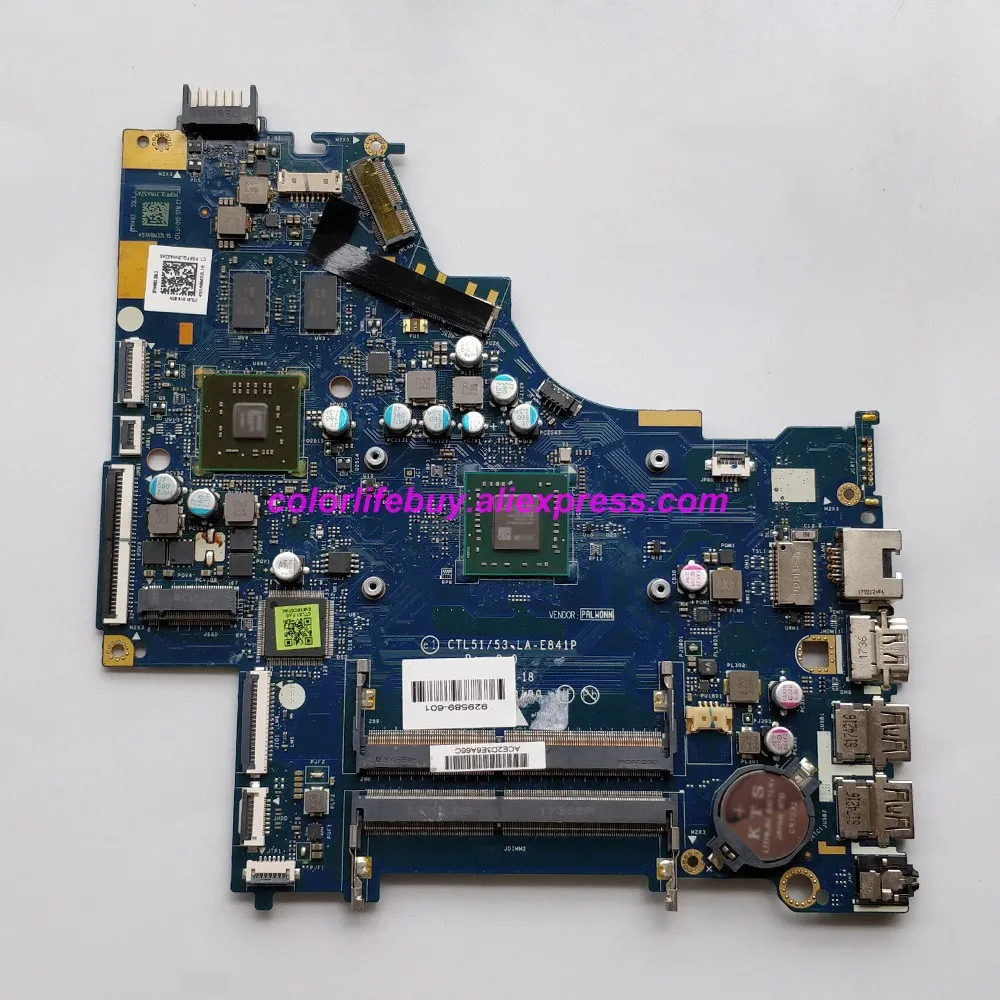

Genuine 929587-601 929587-001 929589-601 929589-001 LA-E841P w A9-9420 CPU w 520/2GB GPU Motherboard for HP Laptop 15-bw NB PC