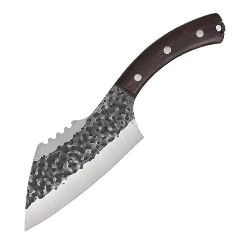 

Handmade Forged Kitchen Knife Filleting Knives Hammer Stainless Steel Chef's Chopper Meat Slicer Butcher Cooking Knives