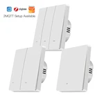 Zigbee 3,0 умный переключатель кнопочный выключатель света MQTT голосовое управление с Alexa Echo Google Home пульт дистанционного управления приложение Smart Life