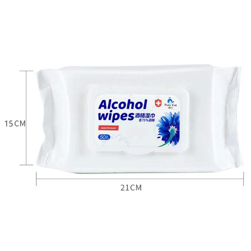 200Pcs Disposable спиртовые салфетки Портативный для очистки Уход за кожей